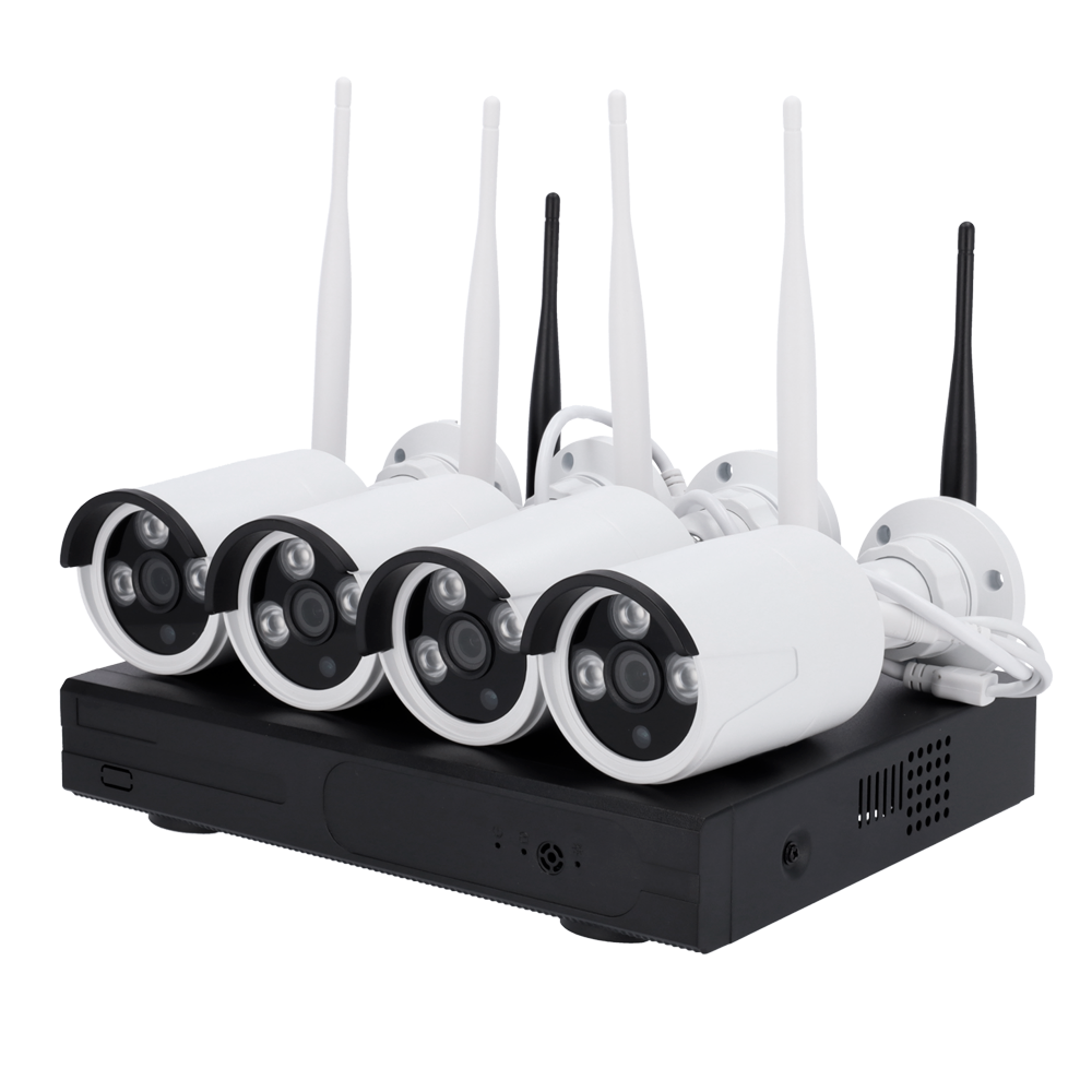 Nivian Système de Surveillance Wi-Fi Complet 4 Caméras