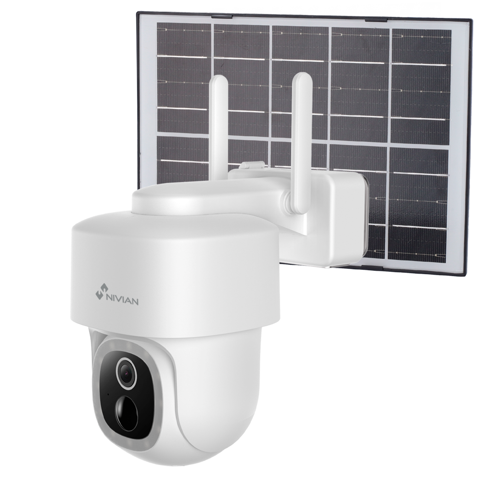 Nivian Caméra Solaire Wi-Fi 3MP (IPC-08S-BATSOLAR-L)