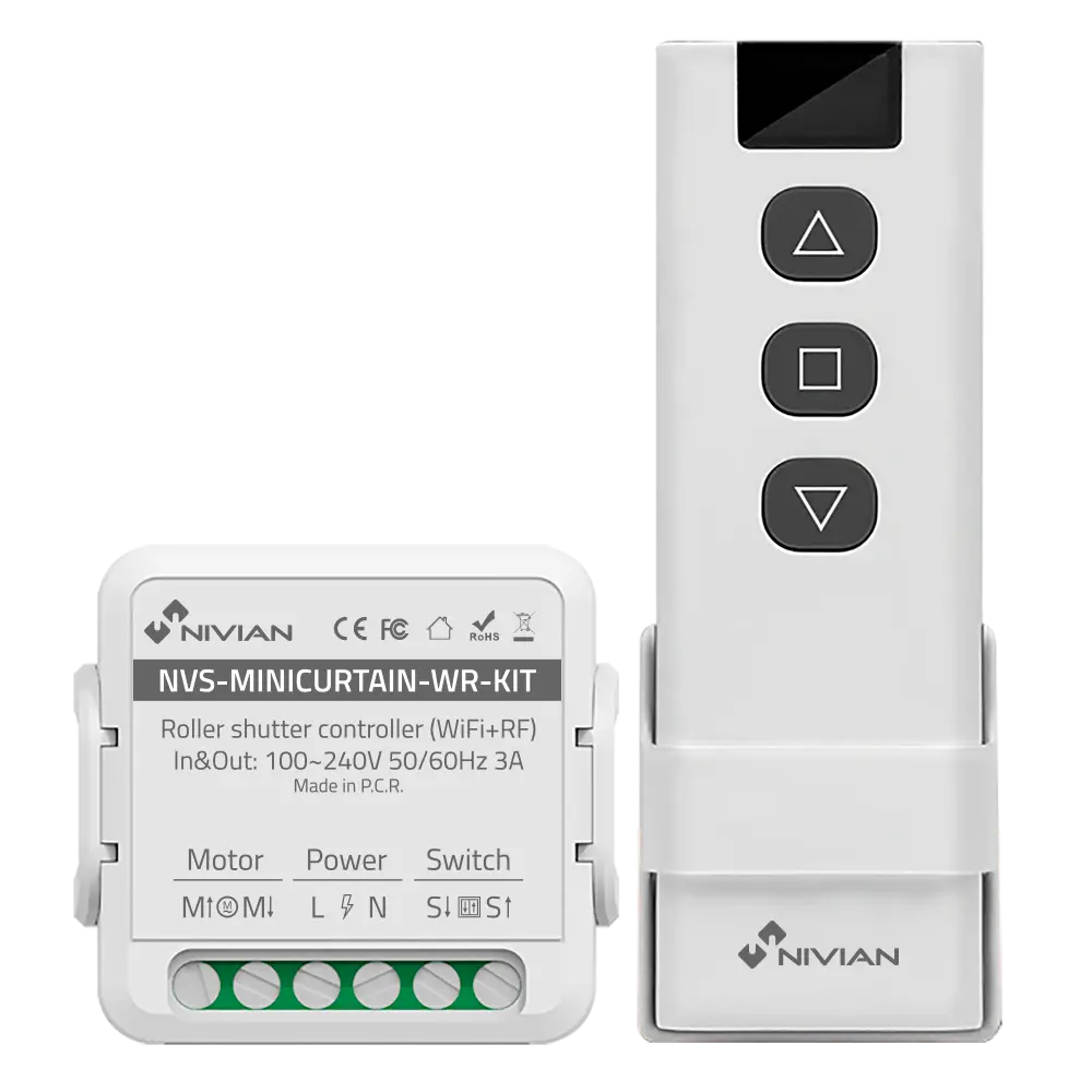 Nivian Kit de contrôle Wi-Fi pour moteurs de volets