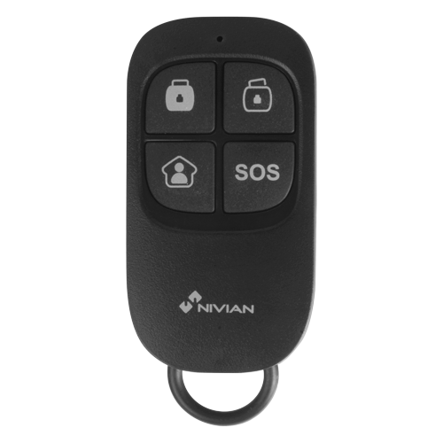 Nivian Télécommande sans fil avec bouton SOS Noir