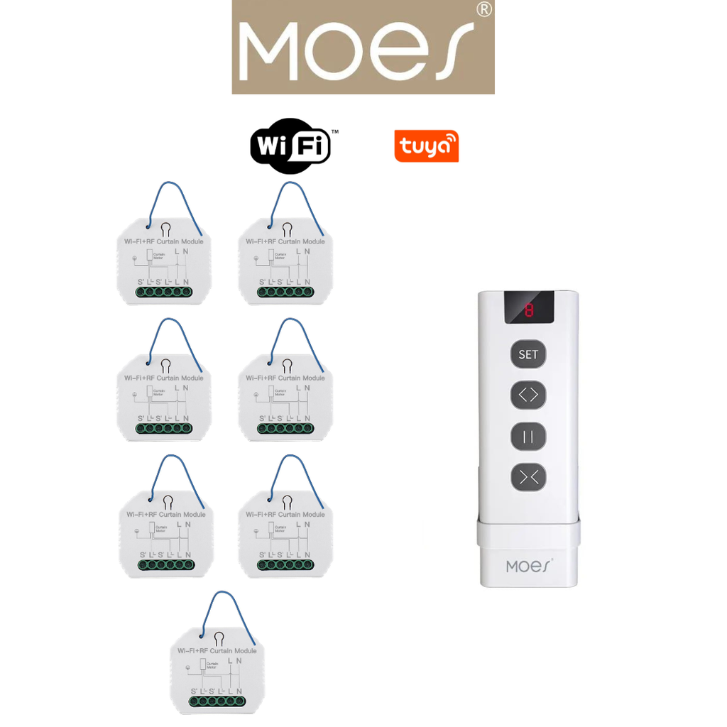 Pack 7 wifi volet roulant, télécommande sans fil / PACK7W-VRT9C