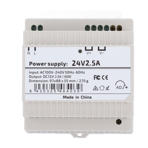 [DC24V2A5-DIN-P] DC24V2A5-DIN-P