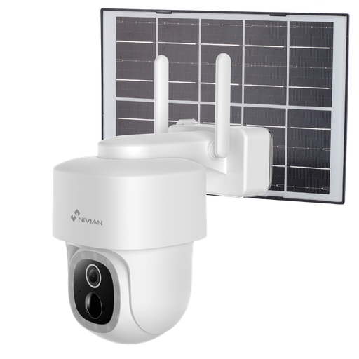 [NVS-IPC-08S-BATSOLAR-L] Nivian Caméra Solaire Wi-Fi 3MP (IPC-08S-BATSOLAR-L)