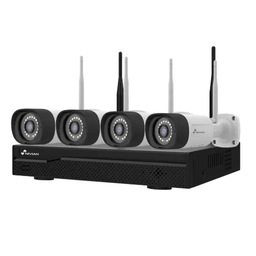 [NV-KIT1630W6-4CAM] Kit Vidéosurveillance Nivian 3MP (NV-KIT1630W6-4CAM) - 4 caméras incluses (Enregistreur jusqu'à 16 caméras)