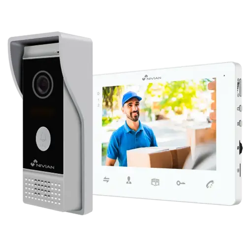 [NV-VIDEOINTERCOM-2BASIC] Nivian Kit de Portier vidéo